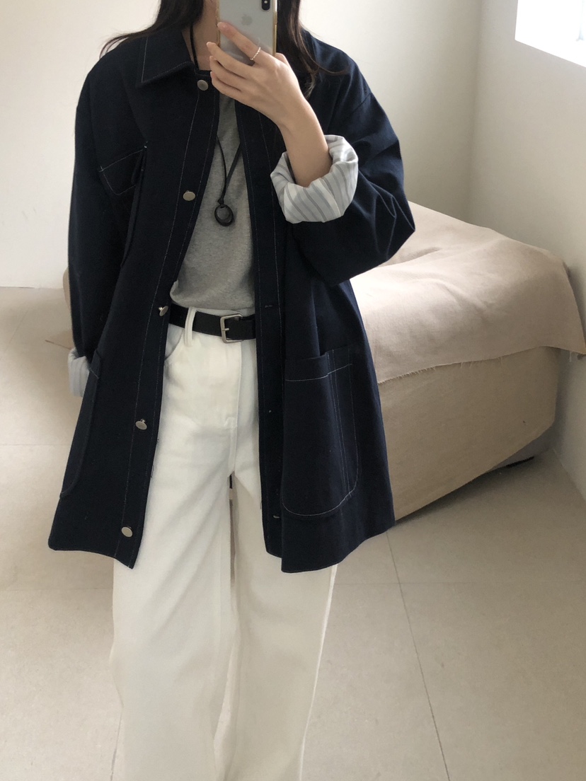 LOGON韓國代購女士新款人氣職業26春夏熱賣時尚真品推薦夾克LOGON夾克