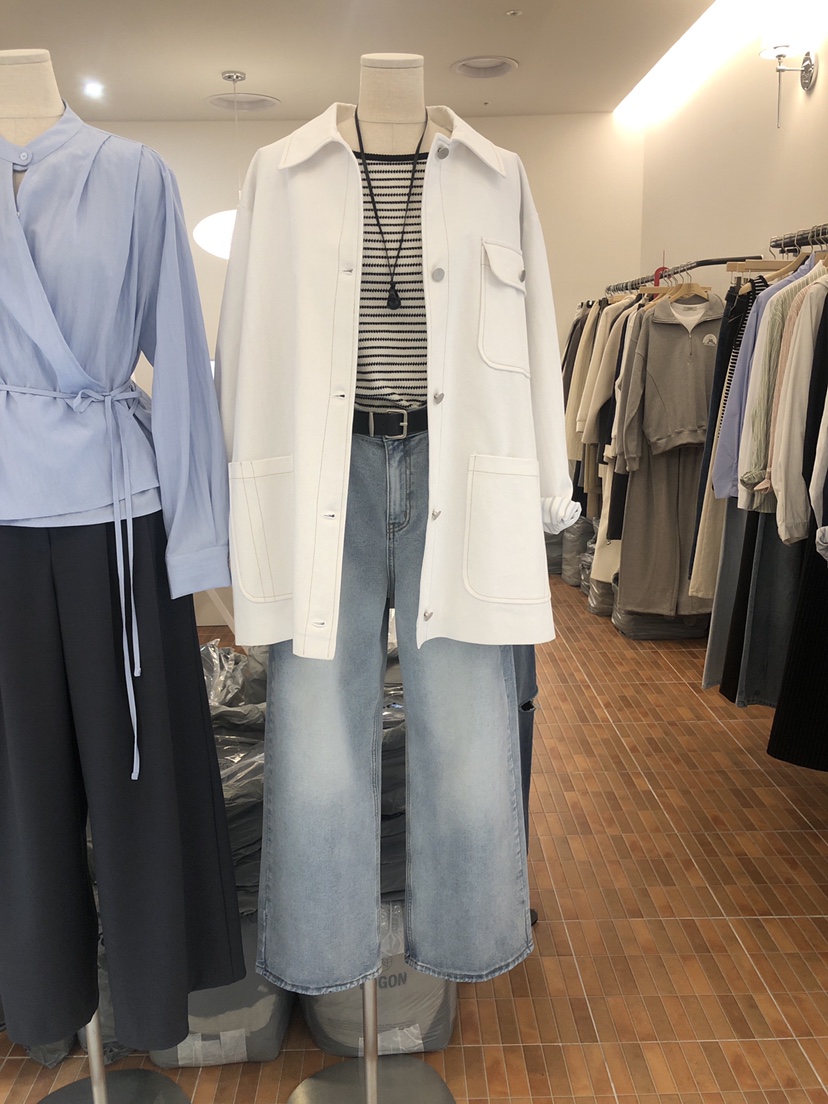 LOGON韓國代購女士新款人氣職業26春夏熱賣時尚真品推薦夾克LOGON夾克