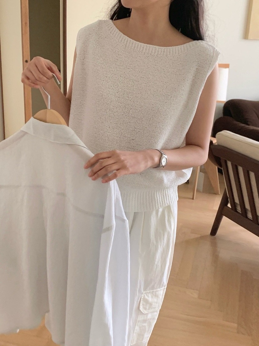 NOTHING韓國東大門代購女裝新款時尚熱賣推薦休閑吊帶背心棉NOTHING吊帶/背心