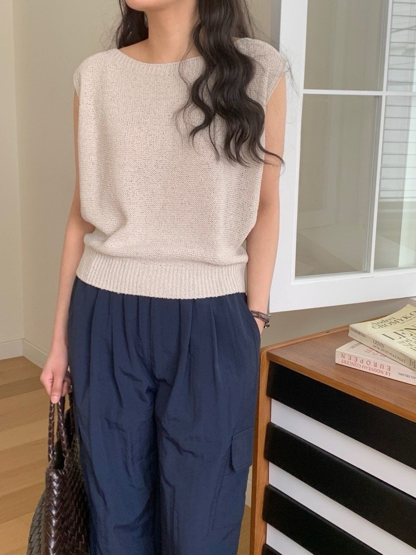 NOTHING韓國東大門代購女裝新款時尚熱賣推薦休閑吊帶背心棉NOTHING吊帶/背心