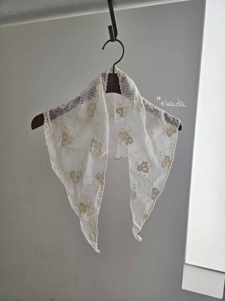 EBADA東大門直郵女裝新品人氣推薦時尚圍巾披肩華夫格刺繡EBADA圍巾/披肩