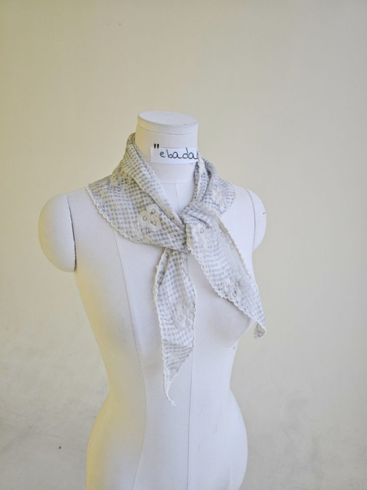EBADA東大門直郵女裝新品人氣推薦時尚圍巾披肩華夫格刺繡EBADA圍巾/披肩圖色3