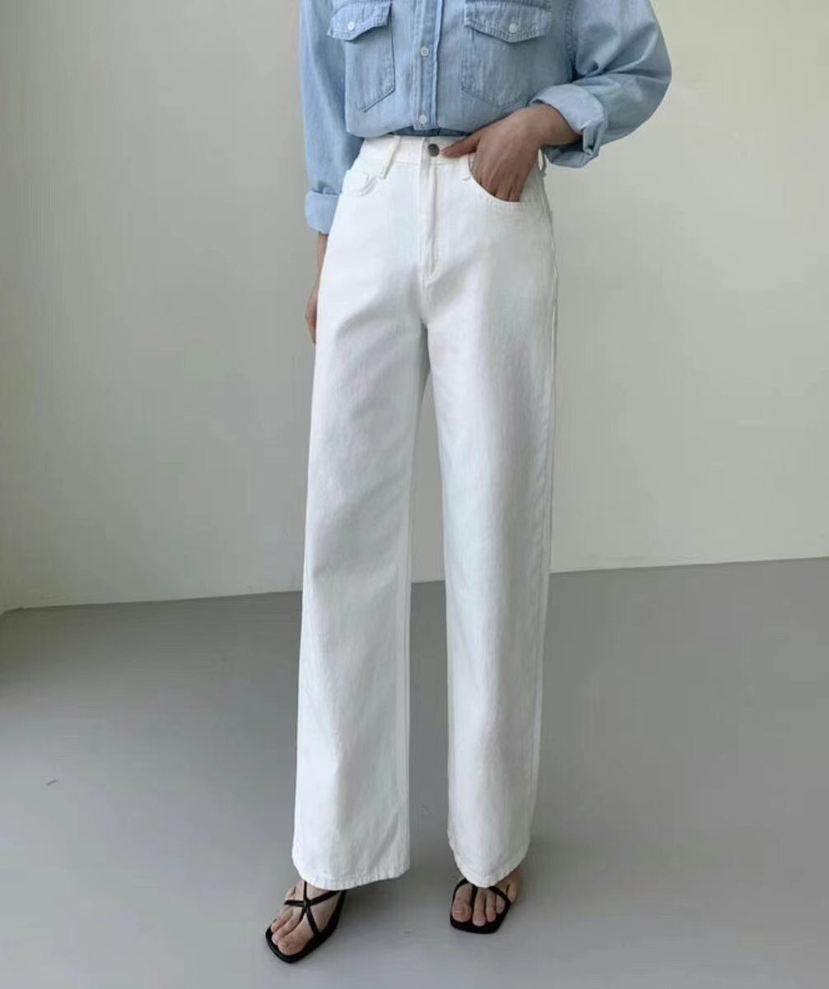 LOGON韓國直郵實拍女士新品熱賣人氣職業推薦26春夏牛仔褲LOGON牛仔褲