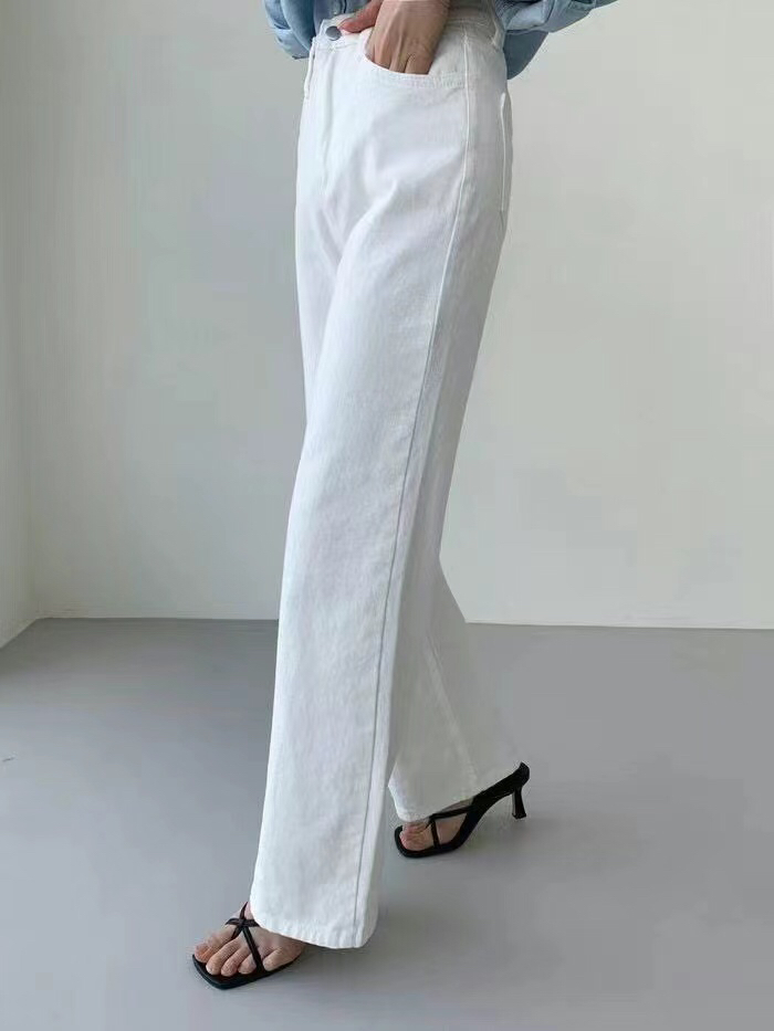 LOGON韓國直郵實拍女士新品熱賣人氣職業推薦26春夏牛仔褲LOGON牛仔褲