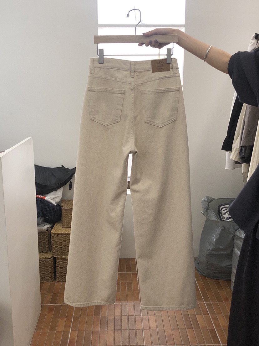 LOGON韓國直郵實拍女士新品熱賣人氣職業推薦26春夏牛仔褲LOGON牛仔褲