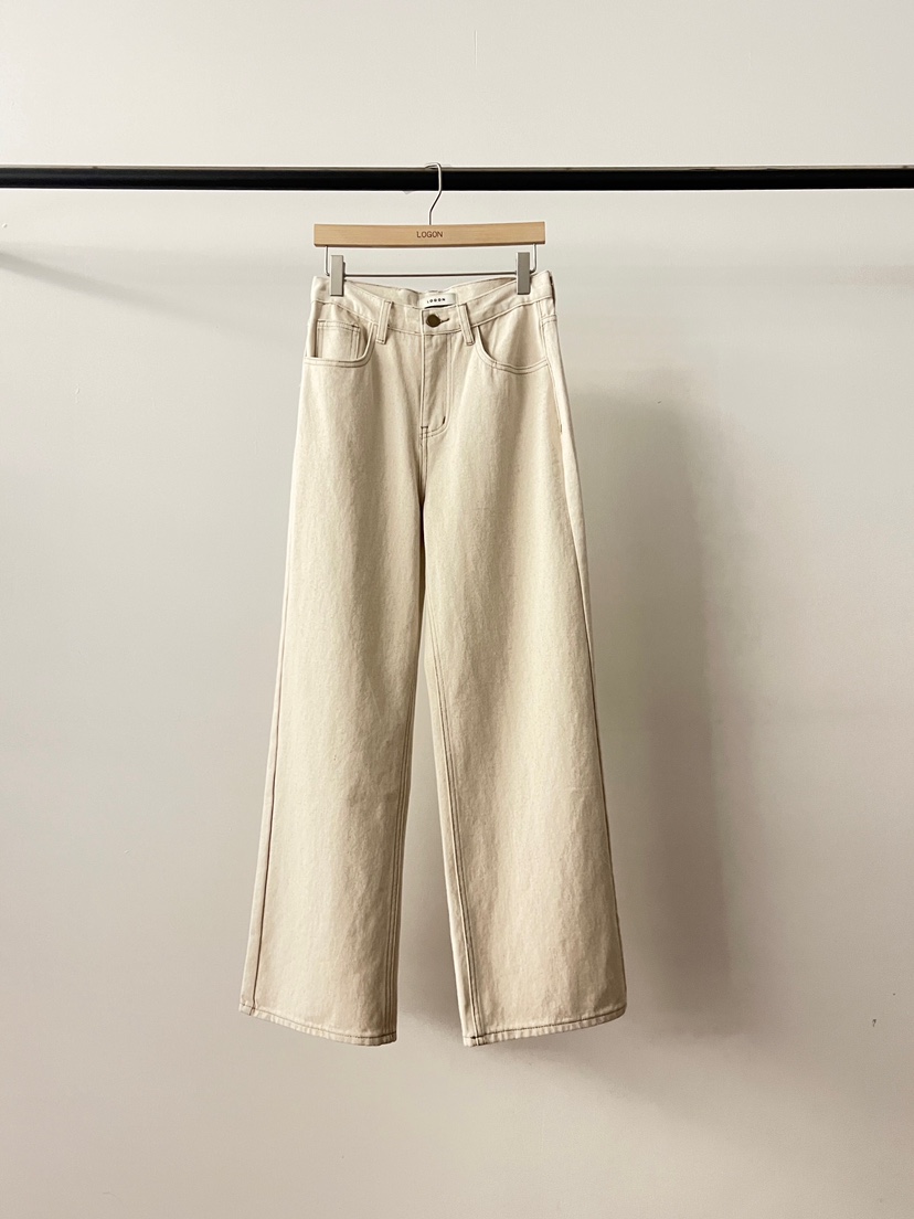LOGON韓國直郵實拍女士新品熱賣人氣職業推薦26春夏牛仔褲LOGON牛仔褲圖色2