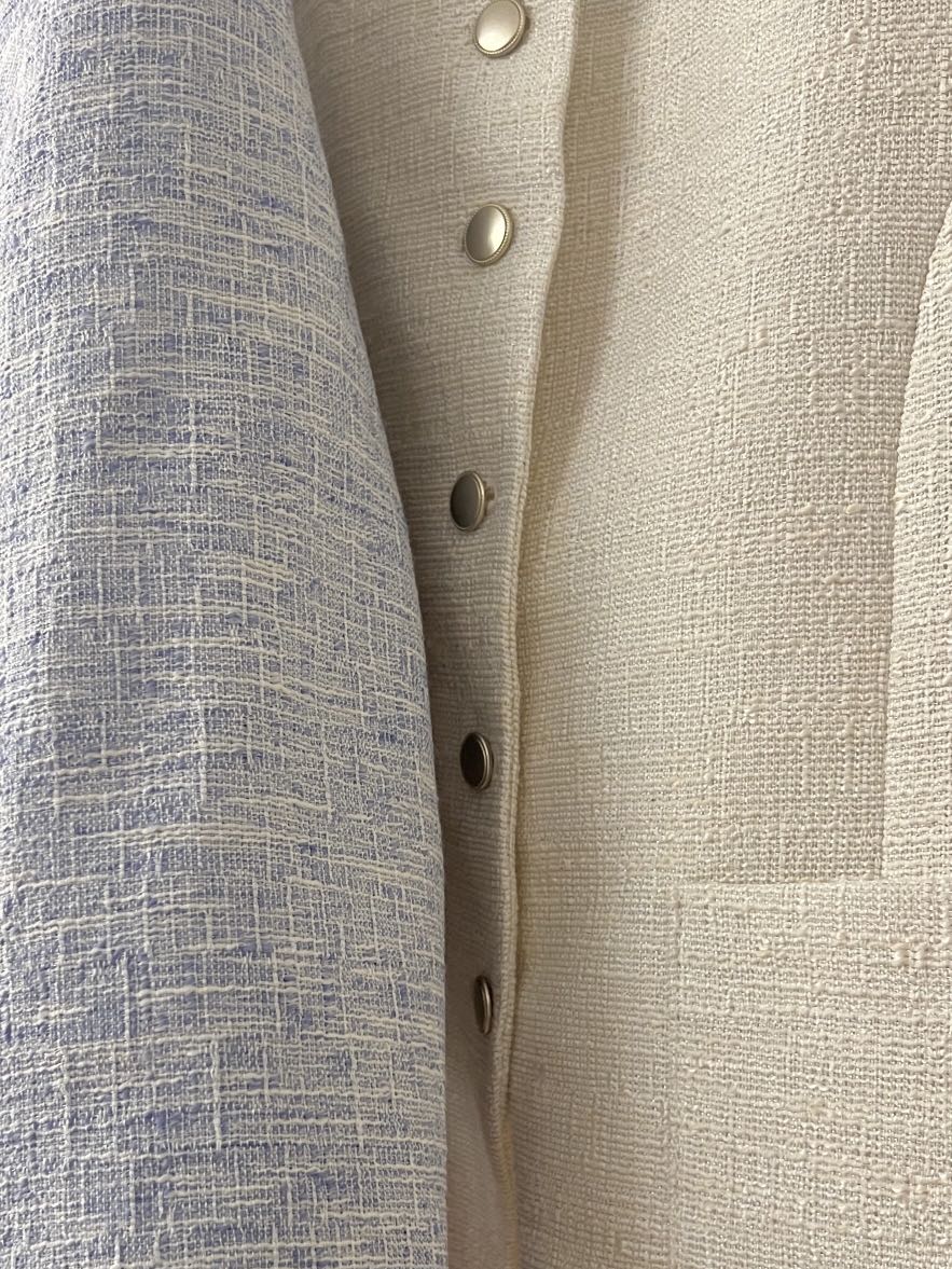 LOGON韓國直郵女士新款人氣時尚職業熱賣推薦休閑夾克粗花呢LOGON夾克