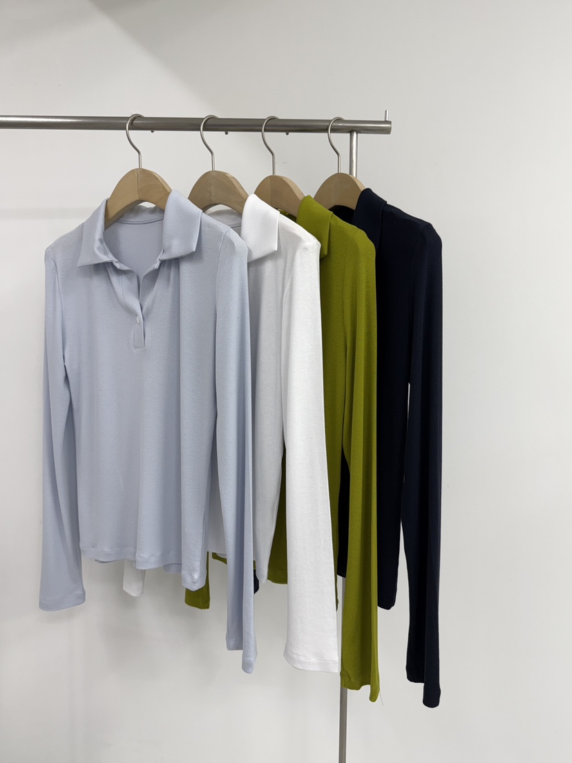 YIKHO STYLE韓國代購女士新品時尚人氣26春夏職業長袖T恤YIKHO STYLE長袖T恤