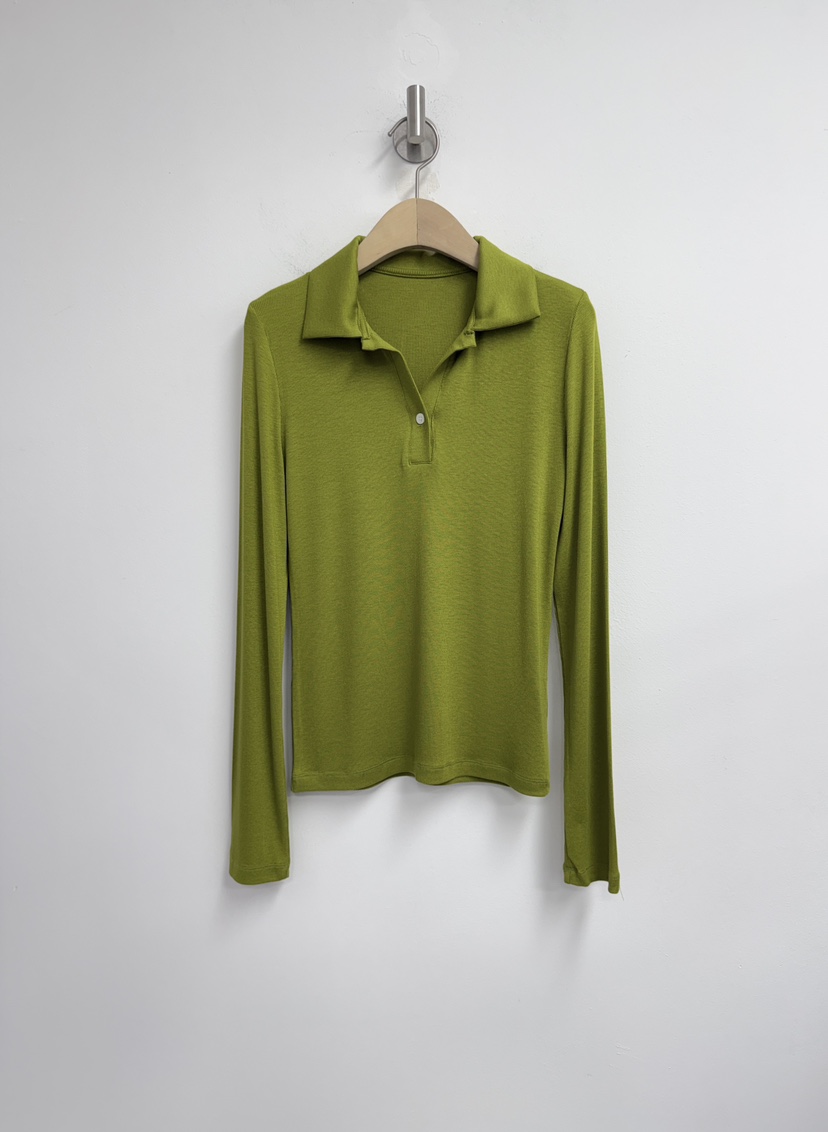 YIKHO STYLE韓國代購女士新品時尚人氣26春夏職業長袖T恤YIKHO STYLE長袖T恤圖色3