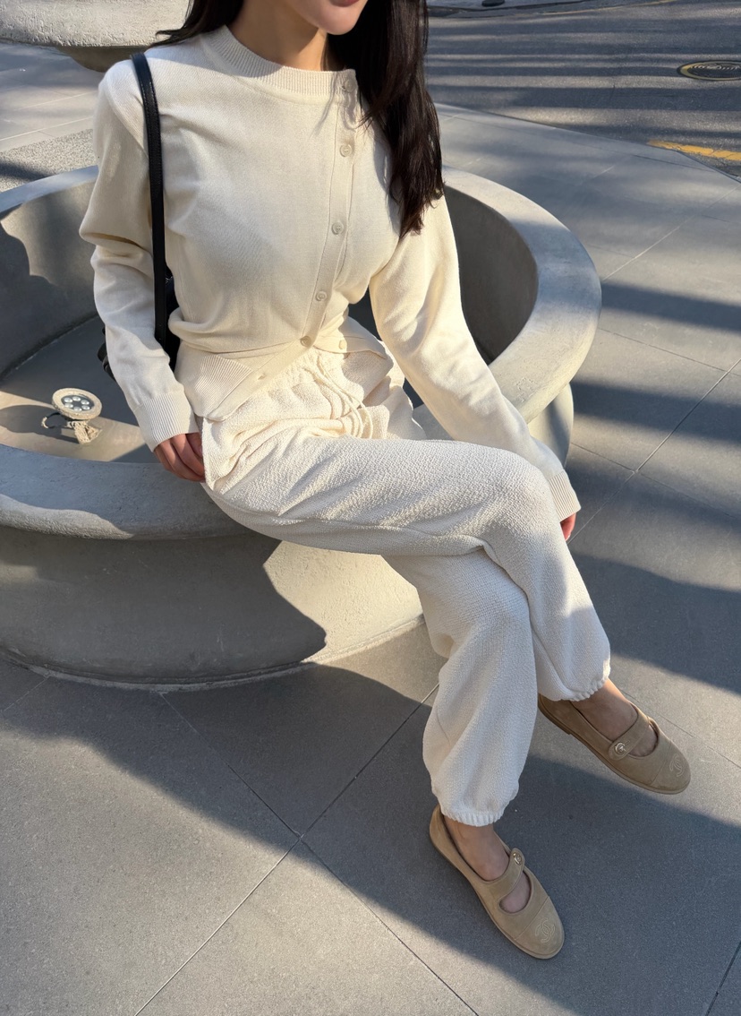 LAVIEU韓國代購女裝新品人氣職業熱賣休閑推薦休閑褲粗花呢LAVIEU休閑褲