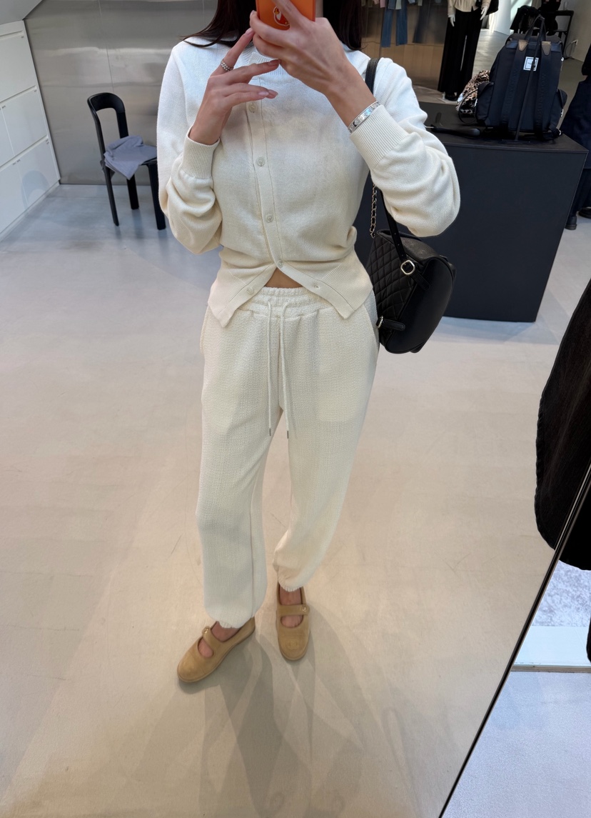 LAVIEU韓國代購女裝新品人氣職業熱賣休閑推薦休閑褲粗花呢LAVIEU休閑褲