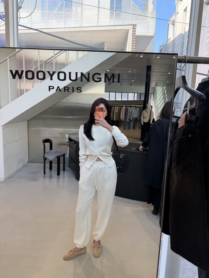 LAVIEU韓國代購女裝新品人氣職業熱賣休閑推薦休閑褲粗花呢LAVIEU休閑褲