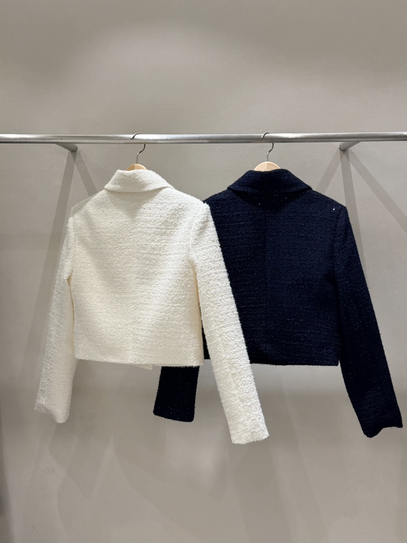 LAVIEU韓國東大門代購女裝新品人氣熱賣推薦時尚夾克粗花呢LAVIEU夾克