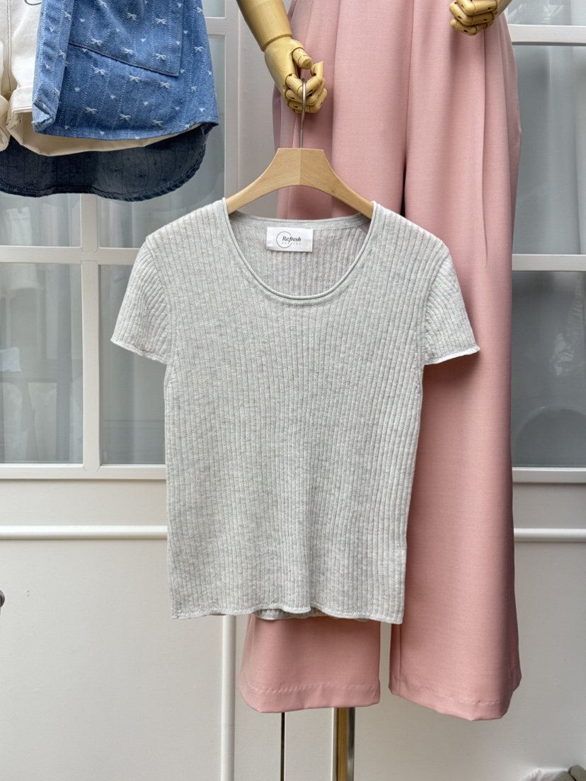 RE:FRESH-L韓國代購女裝新款26春夏熱賣人氣休閑推薦針織衫RE:FRESH針織衫圖色2