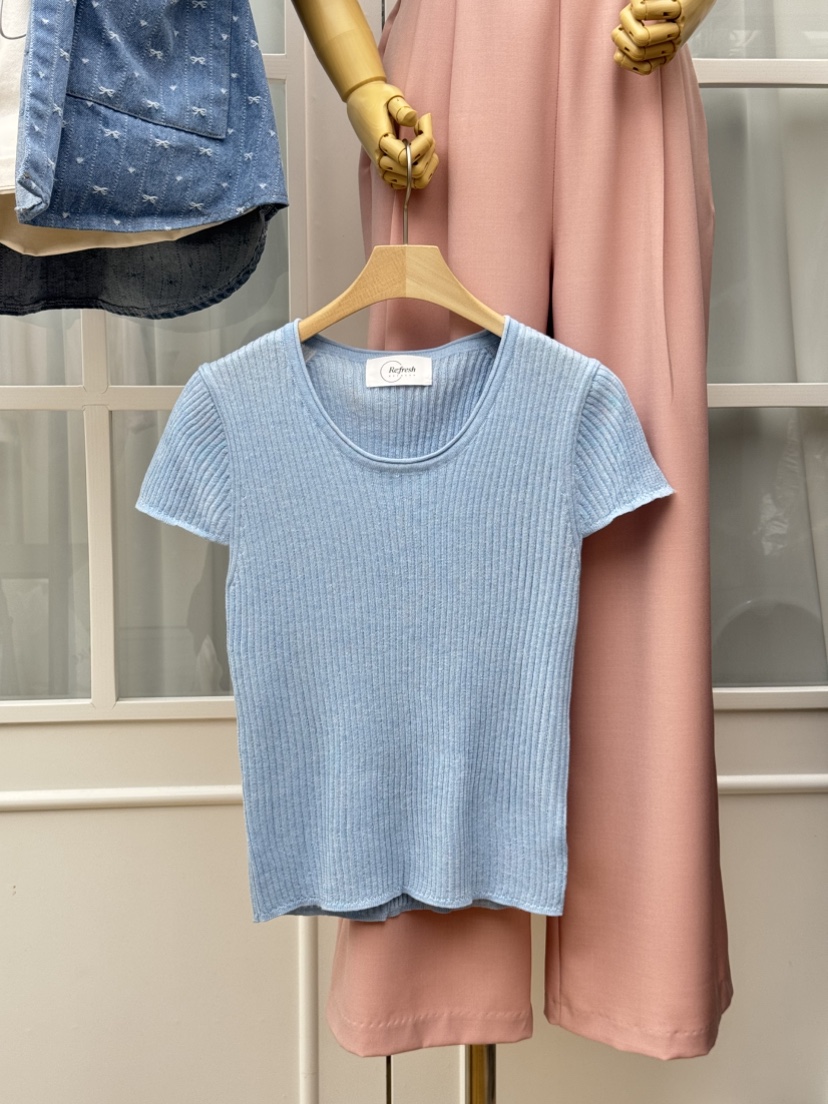 RE:FRESH-L韓國代購女裝新款26春夏熱賣人氣休閑推薦針織衫RE:FRESH針織衫圖色3