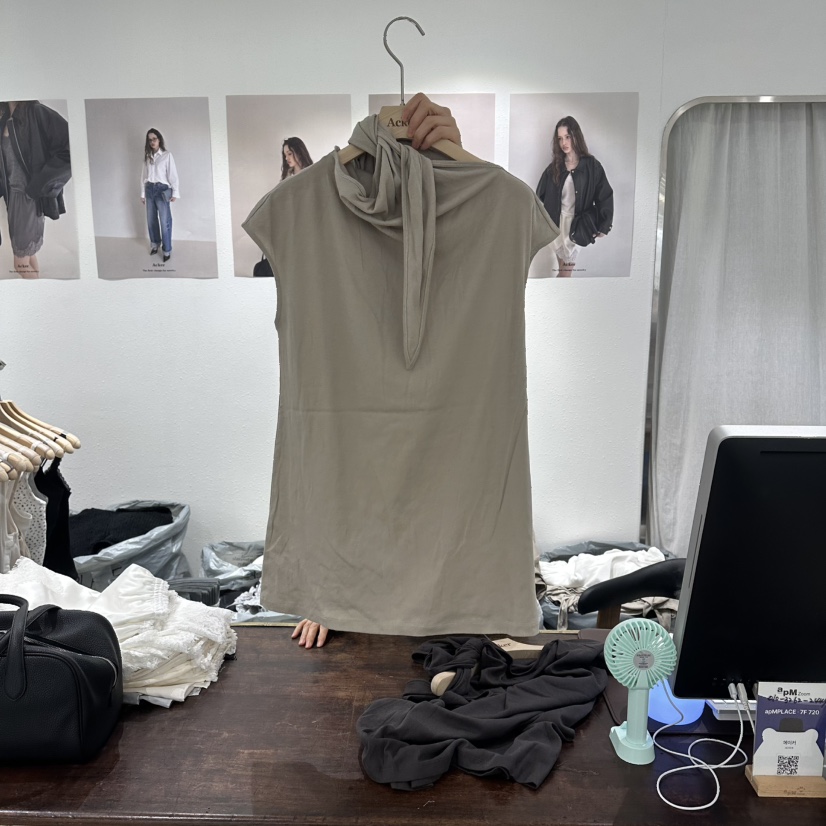 ACKER韓國代購女裝新品推薦職業時尚休閑熱賣26春夏人氣T恤ACKERT恤圖色2