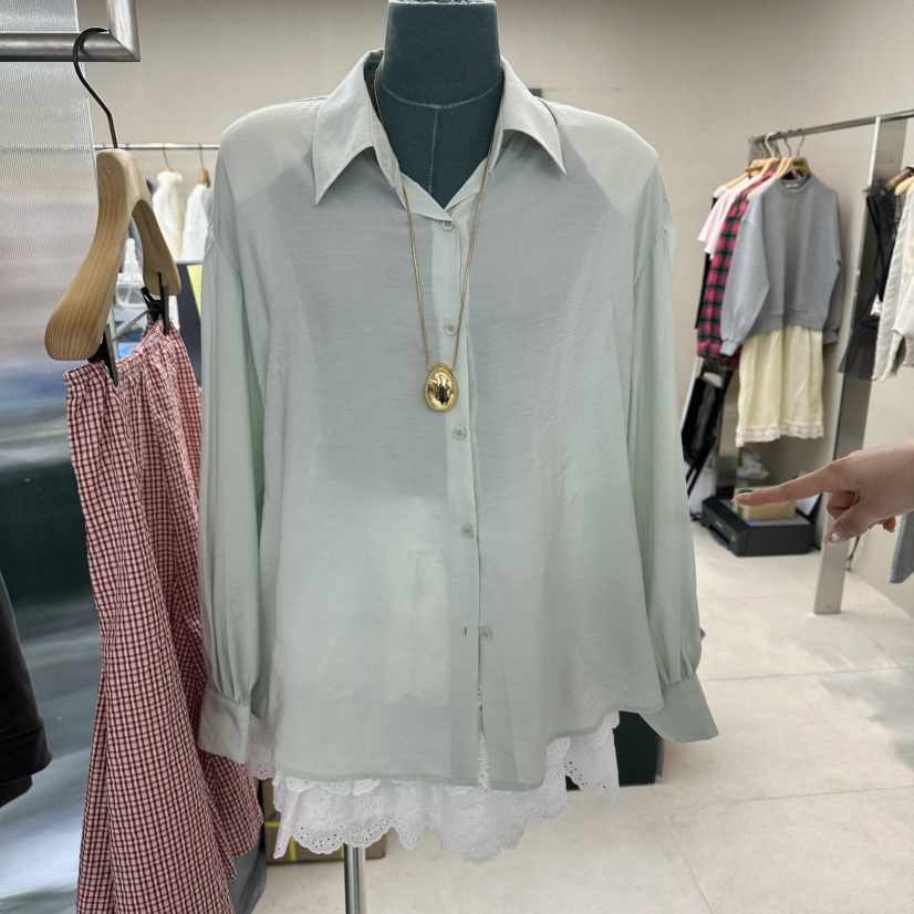 FORMING-P韓國代購女士新品熱賣人氣襯衫蕾絲衫不含飾品FORMING-P襯衫/蕾絲衫圖色1