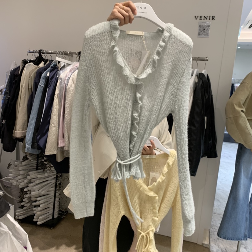 VENIR-a韓國直郵實拍女士新款職業休閑時尚26春夏針織衫VENIR-a針織衫圖色1