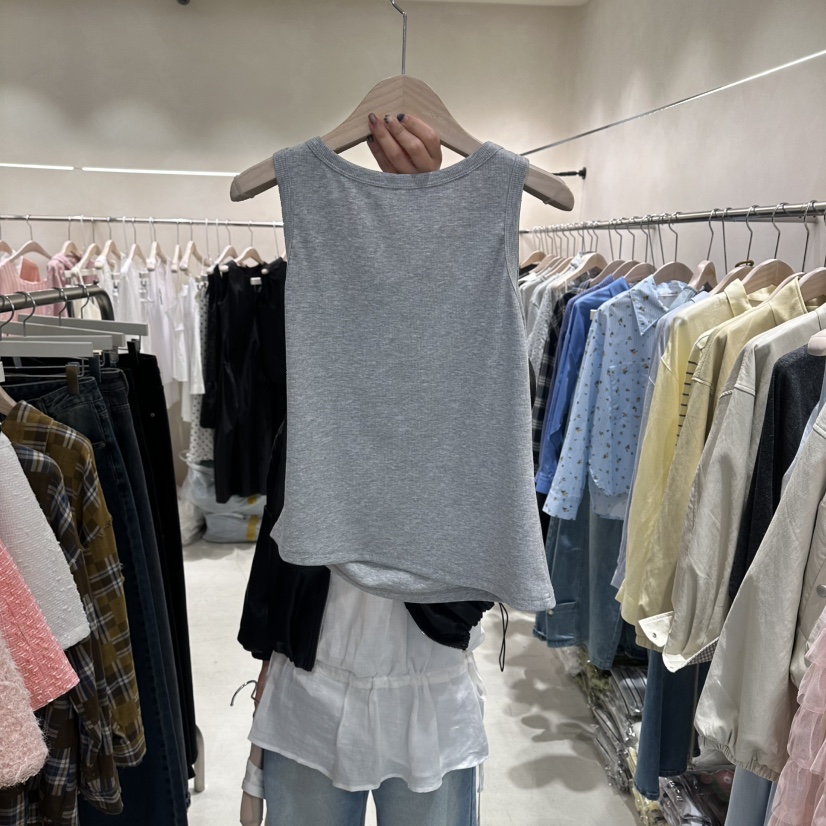 Color B韓國代購女裝新款職業休閑推薦熱賣人氣吊帶背心Color B吊帶/背心