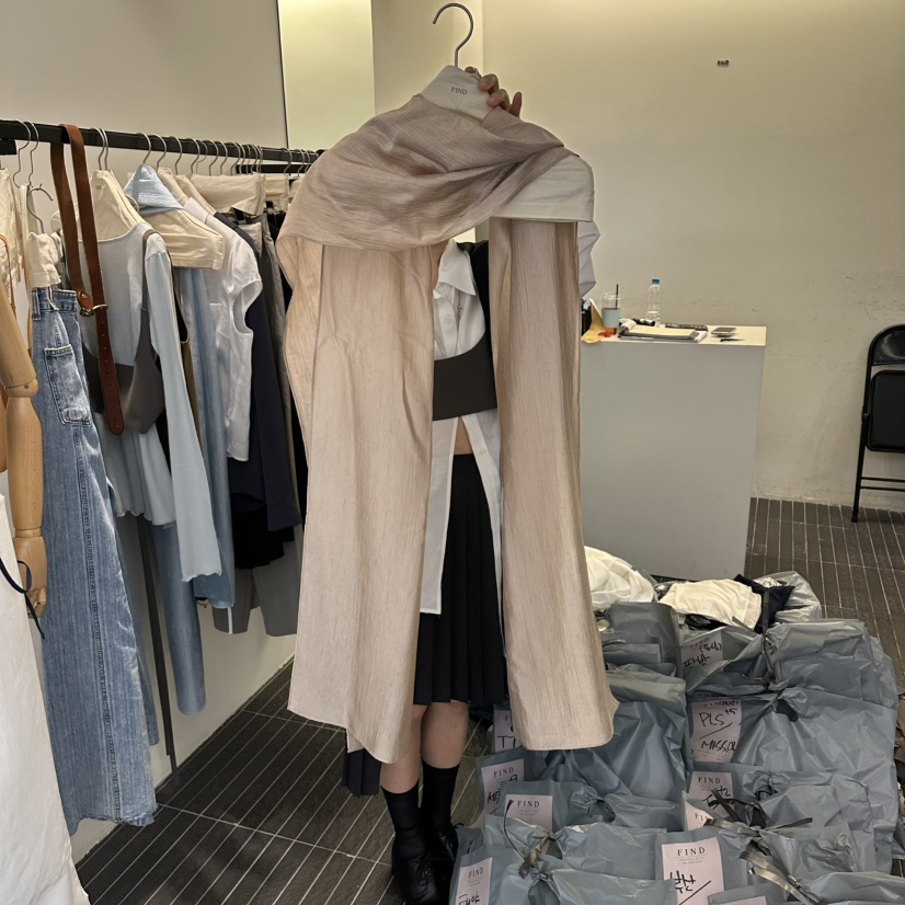 FIND-P韓國東大門代購女裝新款推薦熱賣時尚圍巾披肩圍巾FIND-P圍巾/披肩圖色2