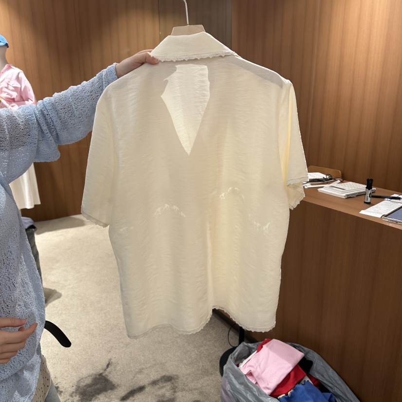 REPERTORY韓國直郵女裝新款職業熱賣26春夏推薦襯衫蕾絲衫REPERTORY襯衫/蕾絲衫