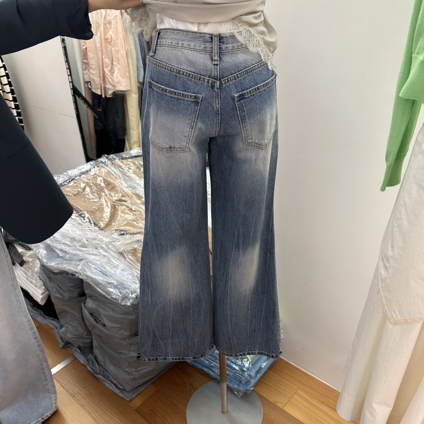 NAVE韓國直郵女士新品職業休閑26春夏人氣推薦時尚牛仔褲NAVE牛仔褲