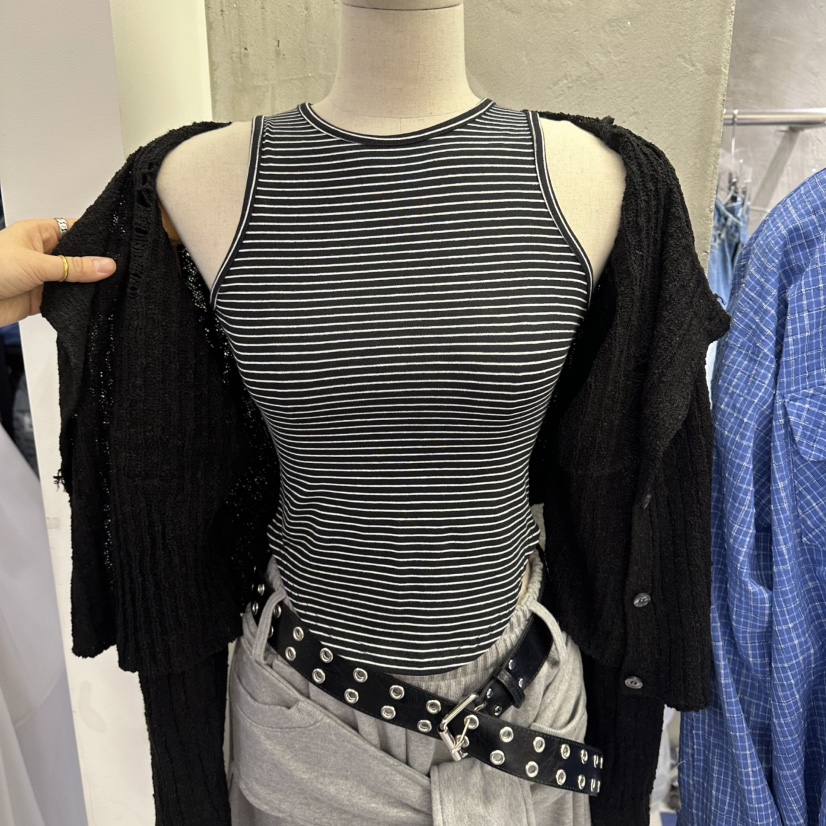 AMOUR韓國直郵女士新品26春夏職業休閑推薦時尚人氣吊帶背心AMOUR吊帶/背心圖色2