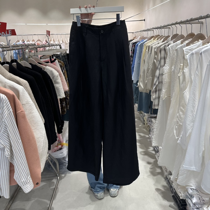 Color B東大門直郵女士新品休閑人氣熱賣推薦休閑褲絲綢Color B休閑褲圖色2