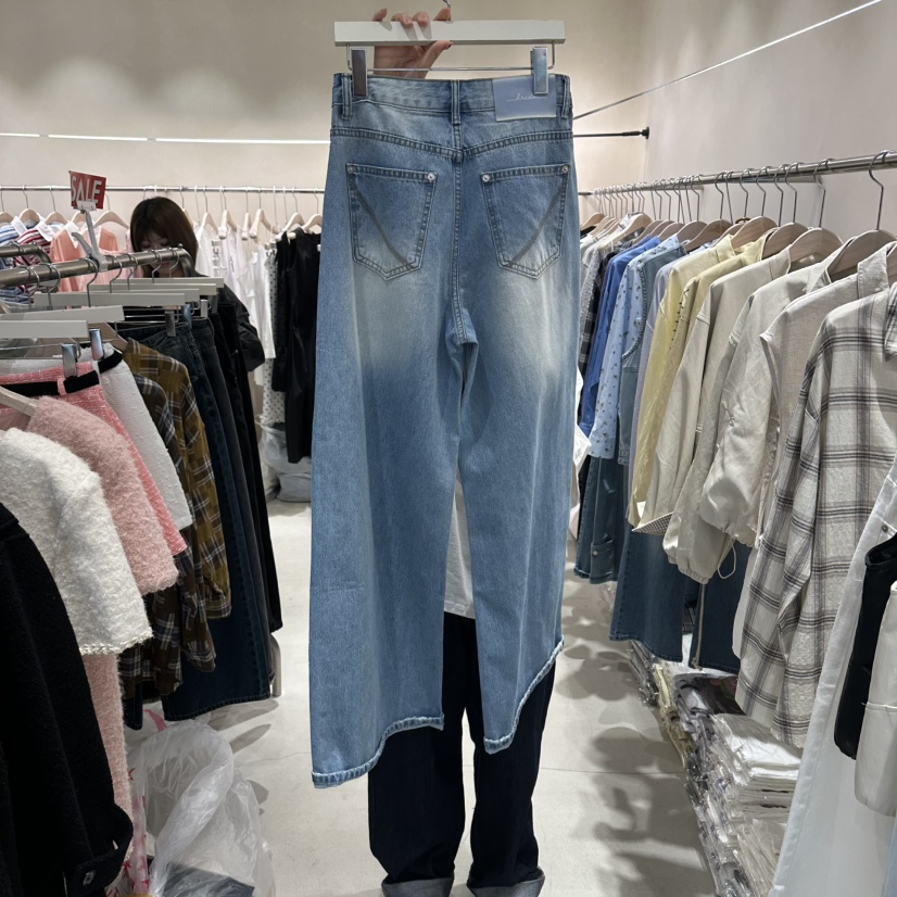 Color B韓國代購女士新品職業時尚人氣26春夏推薦牛仔褲Color B牛仔褲