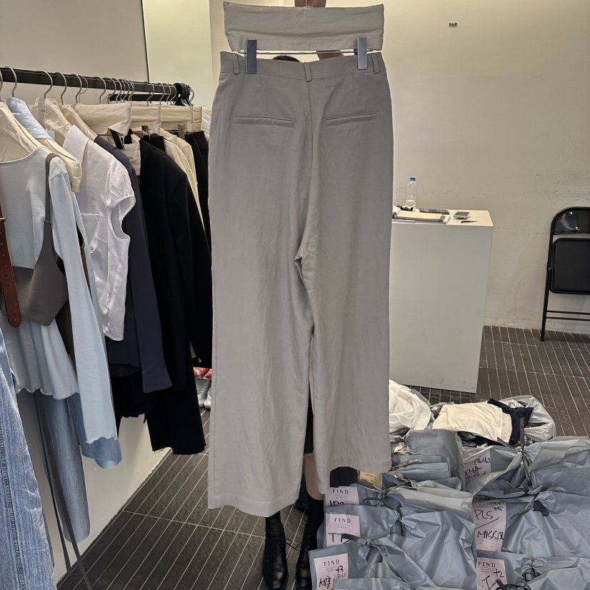 FIND-P韓國直郵實拍女裝新款熱賣推薦休閑時尚職業休閑褲FIND-P休閑褲