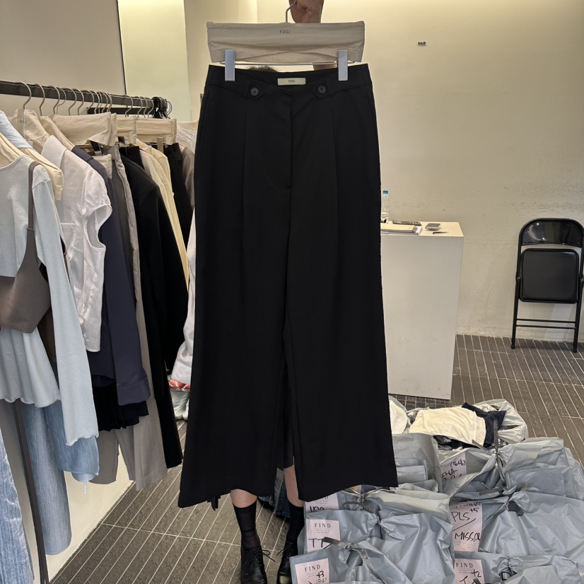 FIND-P韓國直郵實拍女裝新款熱賣推薦休閑時尚職業休閑褲FIND-P休閑褲圖色2