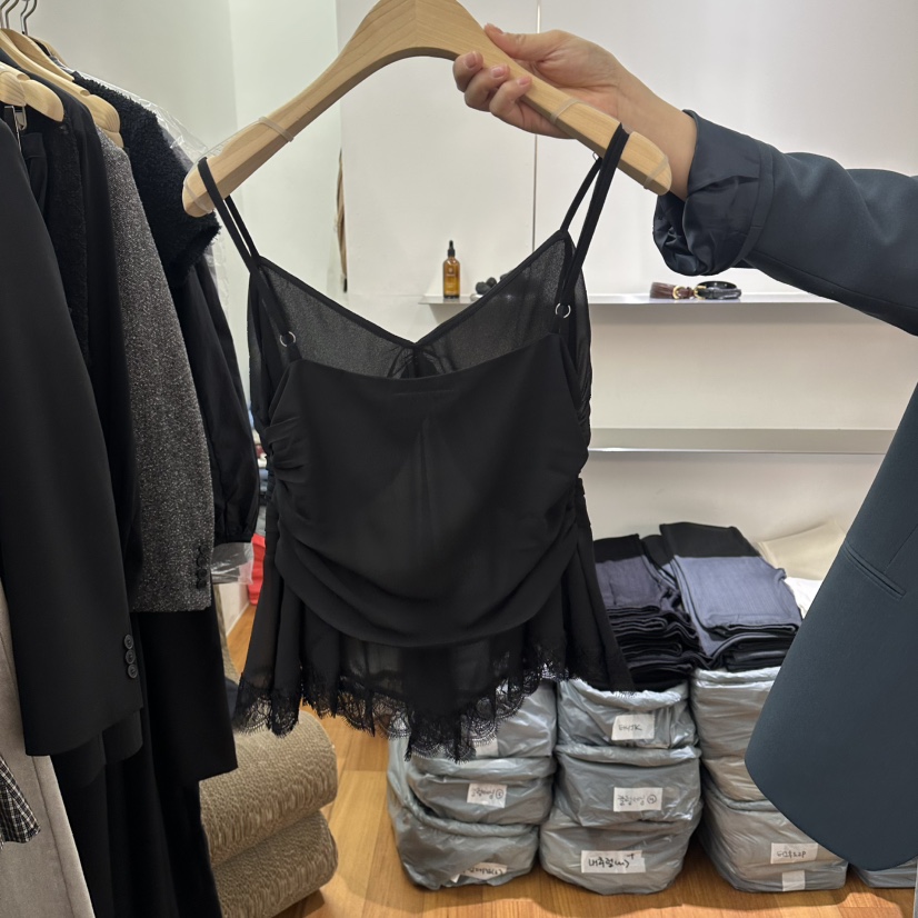 NAVE韓國直郵實拍女士新款人氣時尚熱賣26春夏職業吊帶背心NAVE吊帶/背心