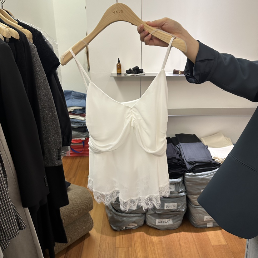 NAVE韓國直郵實拍女士新款人氣時尚熱賣26春夏職業吊帶背心NAVE吊帶/背心圖色1