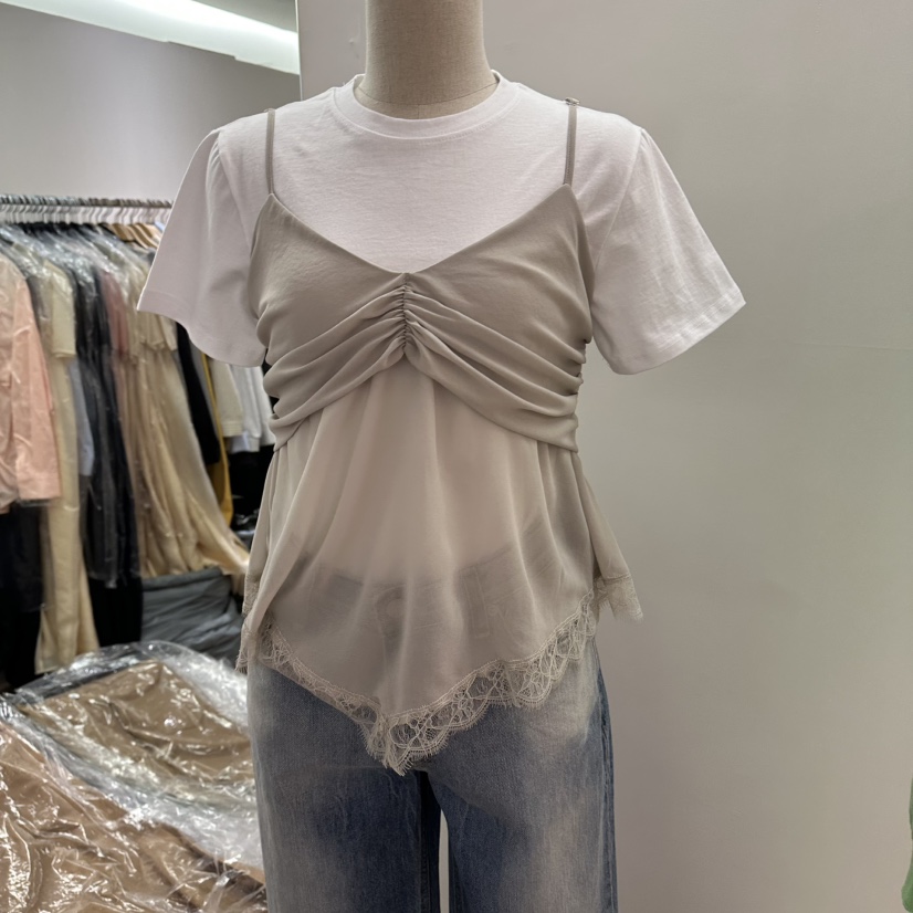 NAVE韓國直郵實拍女士新款人氣時尚熱賣26春夏職業吊帶背心NAVE吊帶/背心圖色2