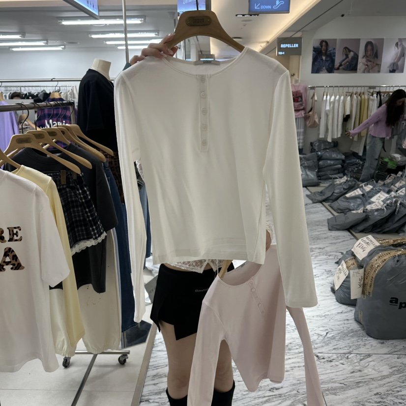 FORMING-P韓國東大門直郵女裝新品推薦職業人氣休閑長袖T恤FORMING-P長袖T恤圖色1