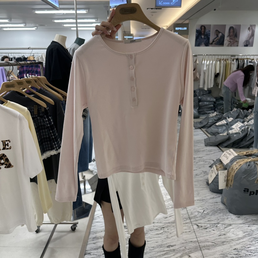 FORMING-P韓國東大門直郵女裝新品推薦職業人氣休閑長袖T恤FORMING-P長袖T恤圖色2