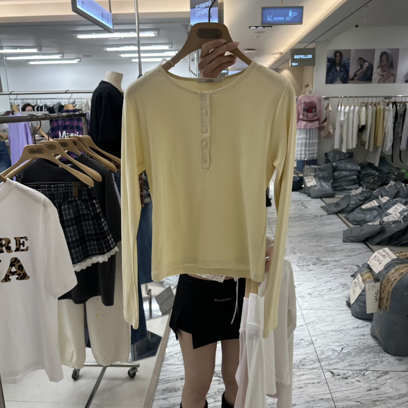 FORMING-P韓國東大門直郵女裝新品推薦職業人氣休閑長袖T恤FORMING-P長袖T恤圖色3