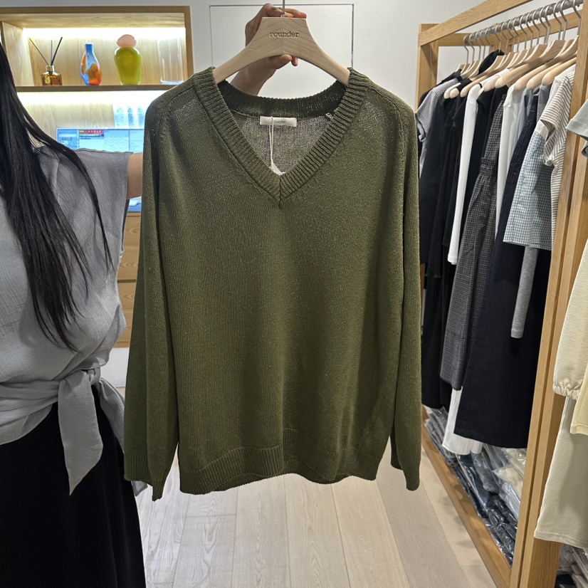 ROUNDER韓國東大門代購女士新品26春夏推薦時尚針織衫棉質ROUNDER針織衫圖色2