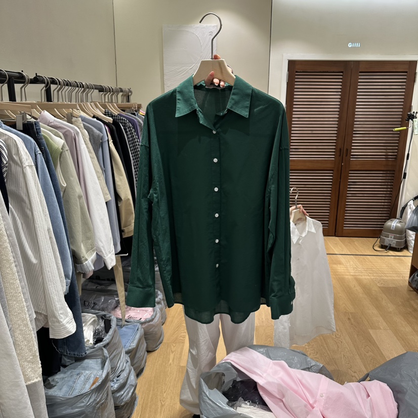 GILLI韓國東大門代購女士新款人氣時尚26春夏推薦襯衫蕾絲衫GILLI襯衫/蕾絲衫圖色3