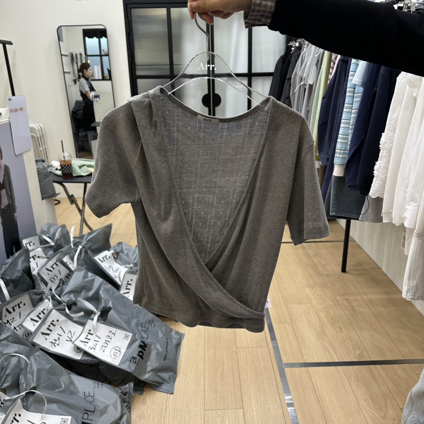 ARR韓國直郵實拍女裝新品熱賣26春夏時尚職業人氣休閑針織衫ARR針織衫圖色3