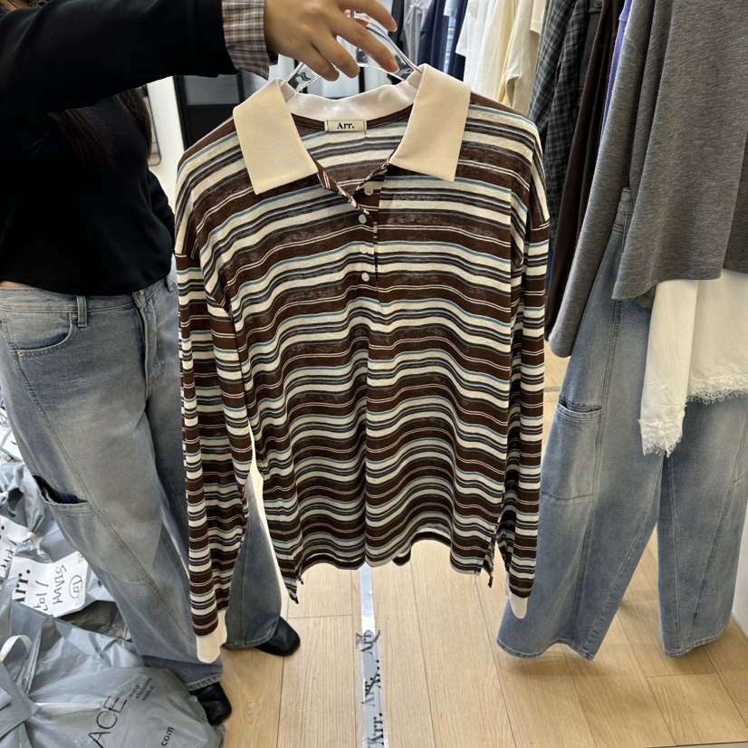 ARR韓國東大門代購女裝新品26春夏時尚休閑人氣職業針織衫ARR針織衫圖色3