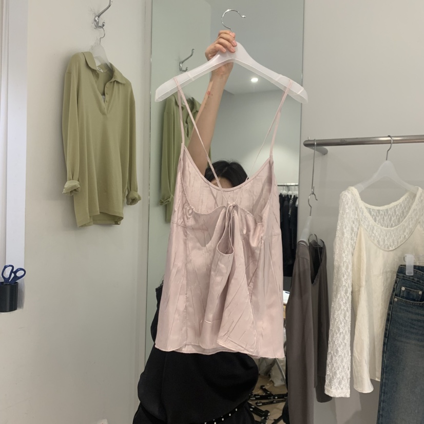 AUBE東大門代購女裝新款人氣26春夏職業吊帶背心不含內搭AUBE吊帶/背心