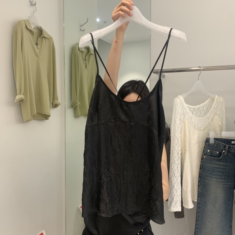 AUBE東大門代購女裝新款人氣26春夏職業吊帶背心不含內搭AUBE吊帶/背心圖色2