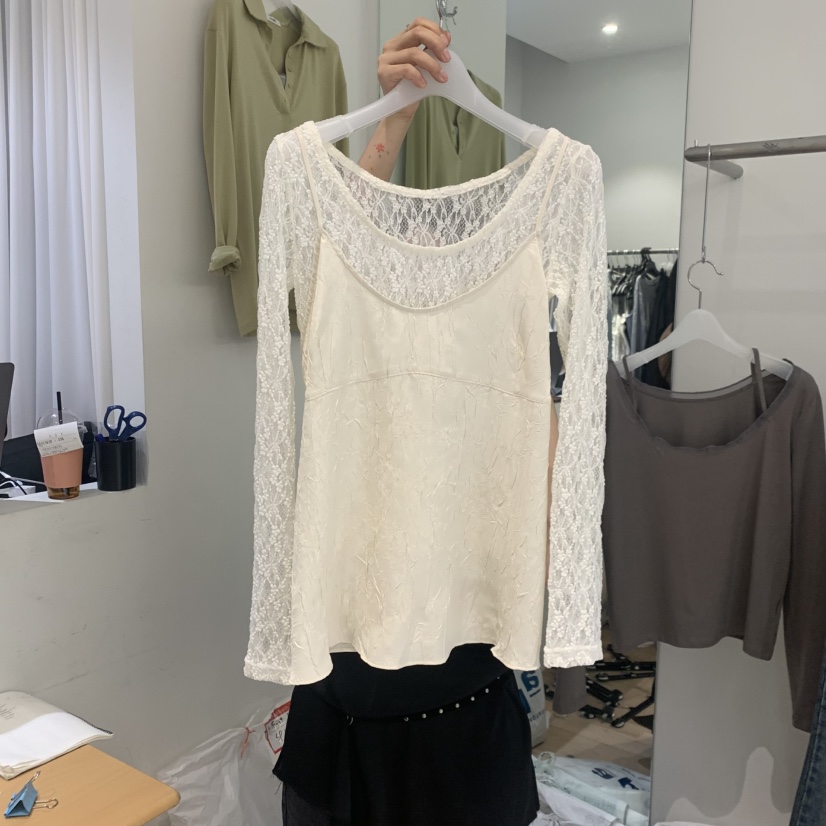 AUBE東大門代購女裝新款人氣26春夏職業吊帶背心不含內搭AUBE吊帶/背心圖色3