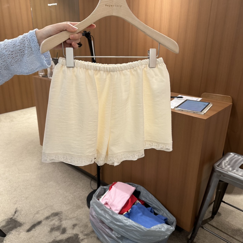 REPERTORY韓國直郵女士新款推薦26春夏時尚熱賣職業人氣短褲REPERTORY短褲圖色1