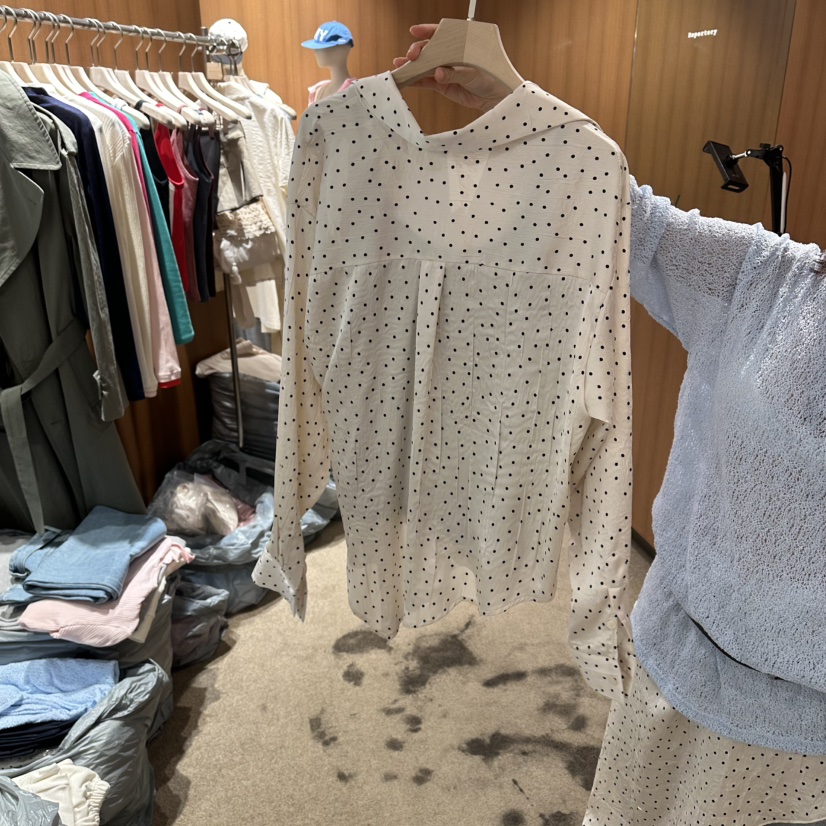 REPERTORY韓國直郵實拍女裝新品職業26春夏襯衫蕾絲衫不含內搭REPERTORY襯衫/蕾絲衫