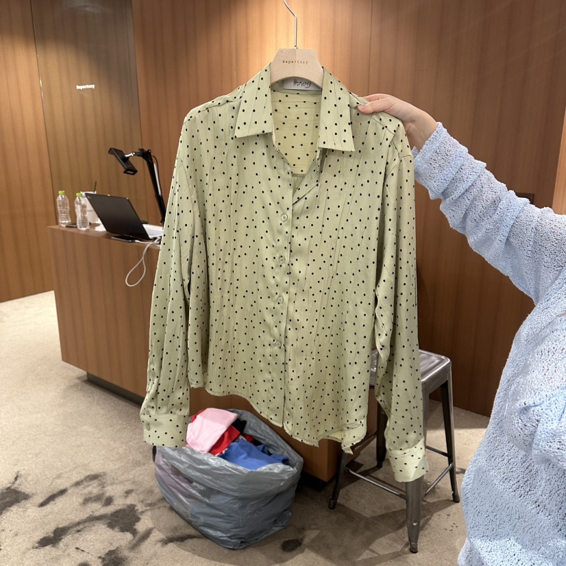 REPERTORY韓國直郵實拍女裝新品職業26春夏襯衫蕾絲衫不含內搭REPERTORY襯衫/蕾絲衫圖色2