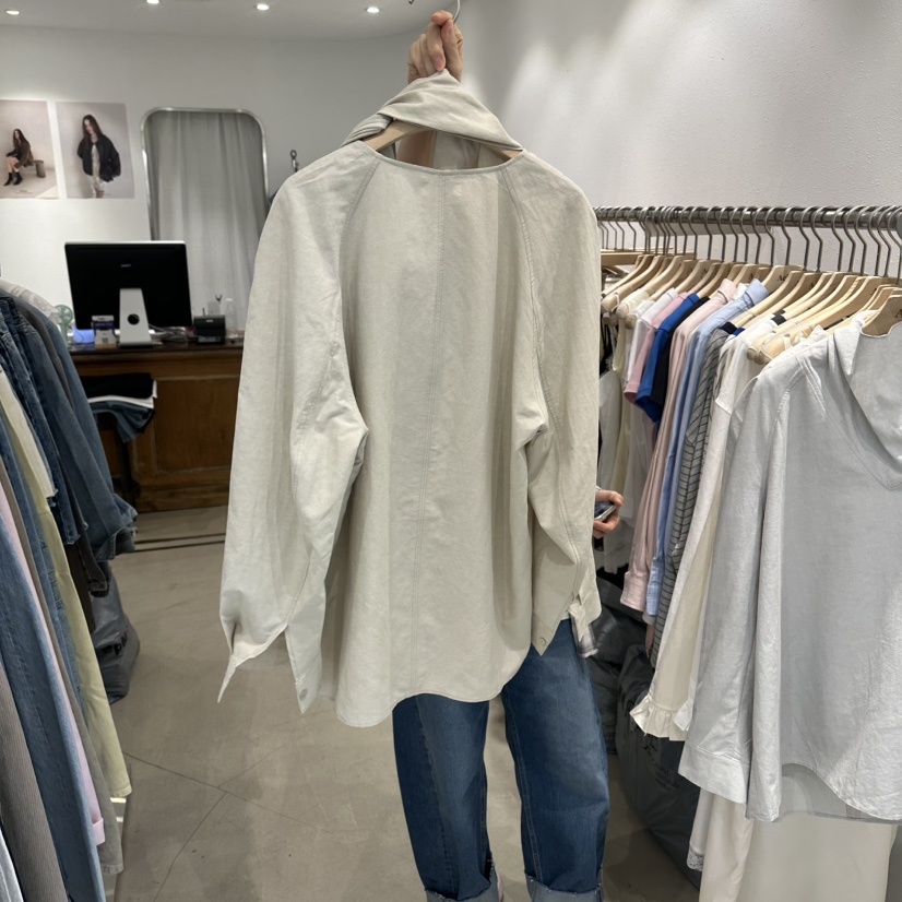 ACKER韓國直郵女士新款人氣熱賣職業休閑時尚26春夏襯衫蕾絲衫ACKER襯衫/蕾絲衫