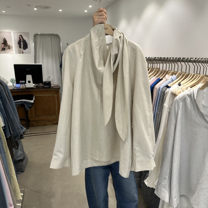 ACKER韓國直郵女士新款人氣熱賣職業休閑時尚26春夏襯衫蕾絲衫ACKER襯衫/蕾絲衫圖色1