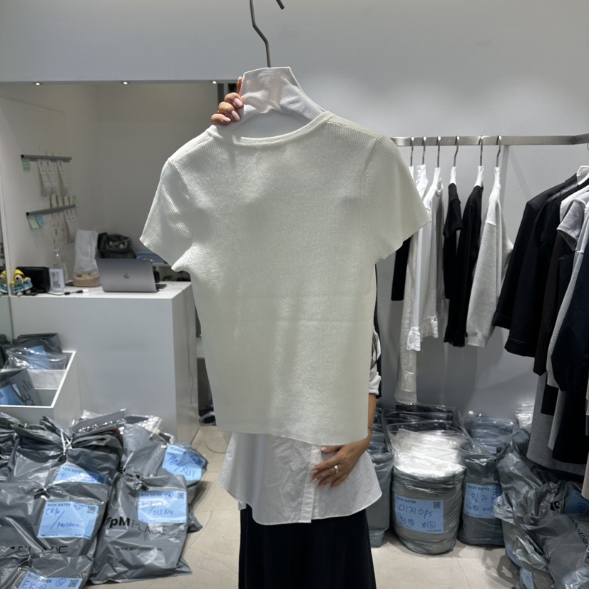 RICH SISTER韓國直郵女裝新款休閑職業時尚推薦針織衫羅紋RICH SISTER針織衫